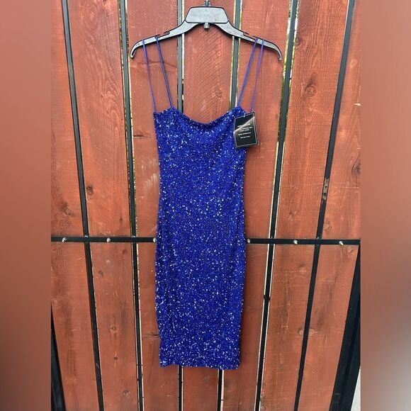 Retrofete Prim Sequin Midi Cocktail and Party Dress NWT size XS - Picture 2 of 8